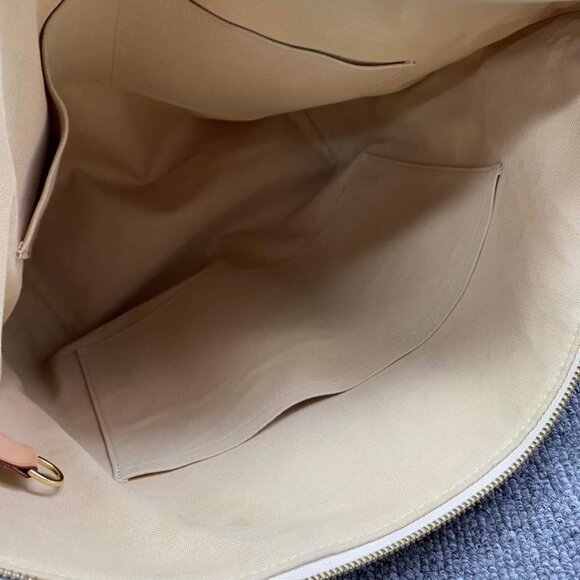 100% Authentic Louis Vuitton Totally White Damier Azur Canvas Tote Bag - Picture 14 of 16